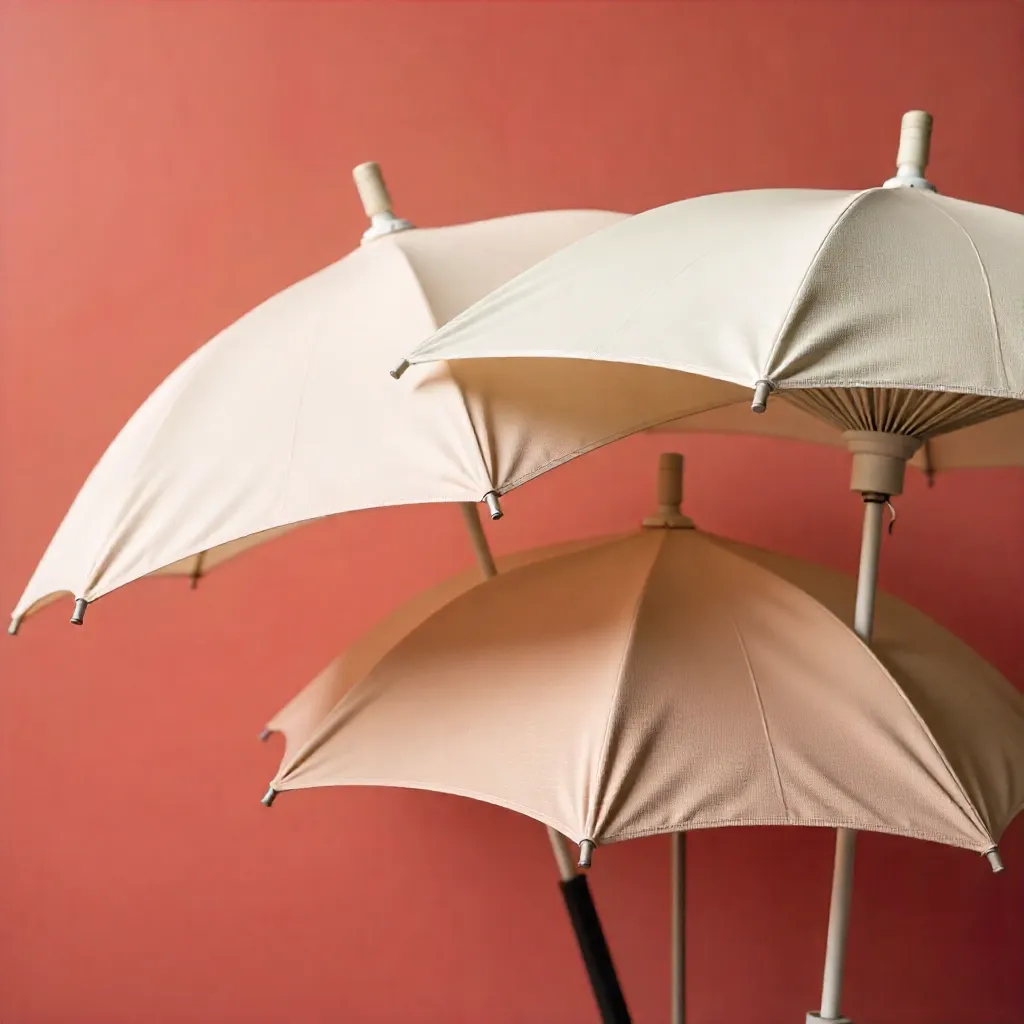 Paraguas colorido moderno